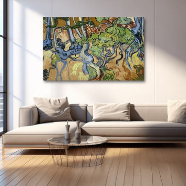 Van Gogh Tree Roots Painting